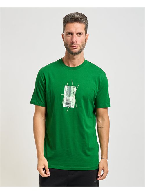 Men's Armani Exchange crew neck T-shirt with print ARMANI EXCHANGE | XM001440-AF10358U7351